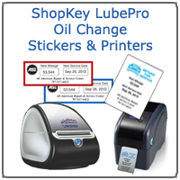 Mitchell ProPack Oil Change Stickers and Printers